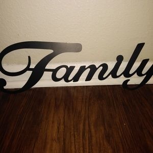 Family Metal Wall Art